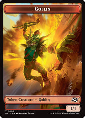 Goblin // Thopter (0010) Double-Sided Token [Aetherdrift Tokens] | Anubis Games and Hobby