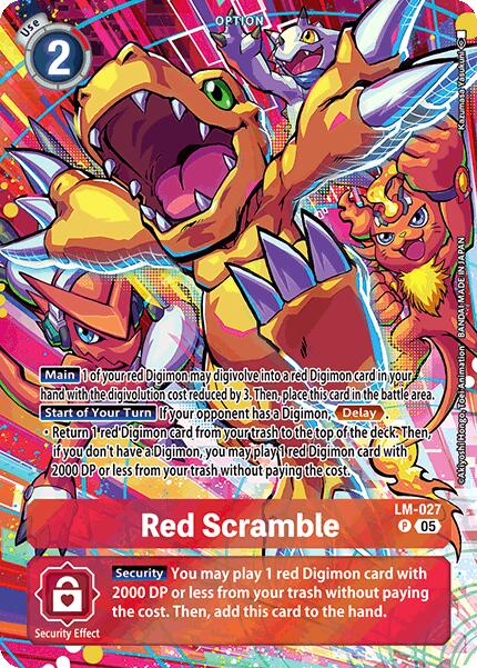 Red Scramble [LM-027] (Alternate Art) [Starter Deck: Protector of Light] | Anubis Games and Hobby