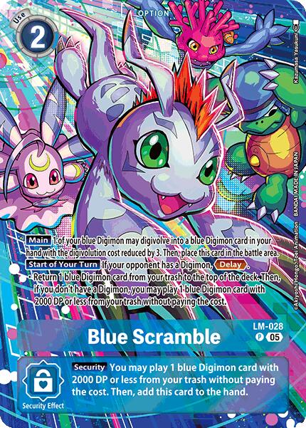 Blue Scramble [LM-028] (Alternate Art) [Starter Deck: Protector of Light] | Anubis Games and Hobby