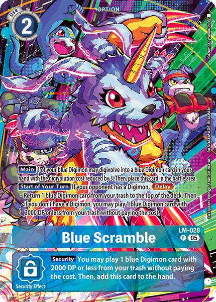 Blue Scramble [LM-028] (Alternate Art) [Starter Deck: Hero of Hope] | Anubis Games and Hobby