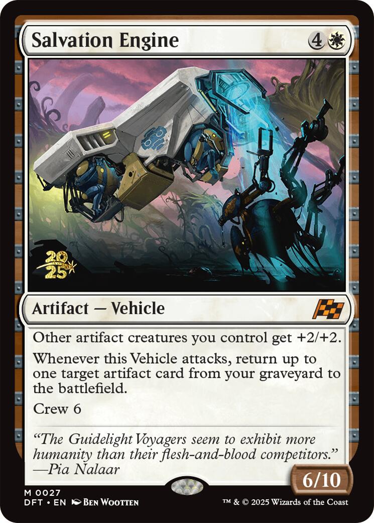 Salvation Engine [Aetherdrift Prerelease Promos] | Anubis Games and Hobby