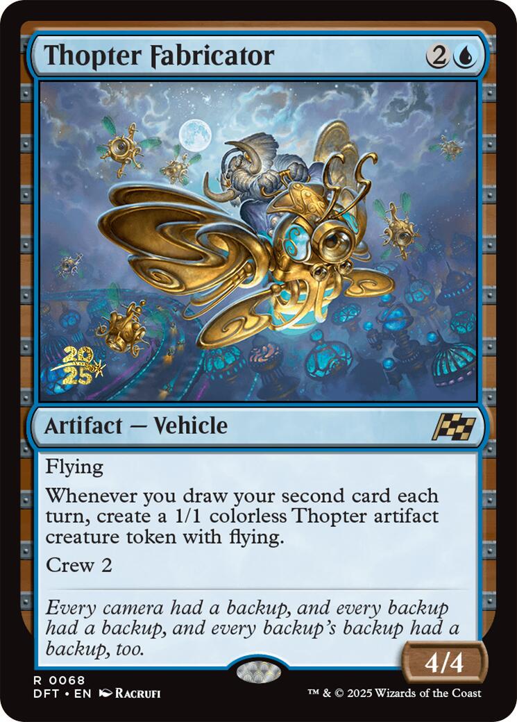 Thopter Fabricator [Aetherdrift Prerelease Promos] | Anubis Games and Hobby