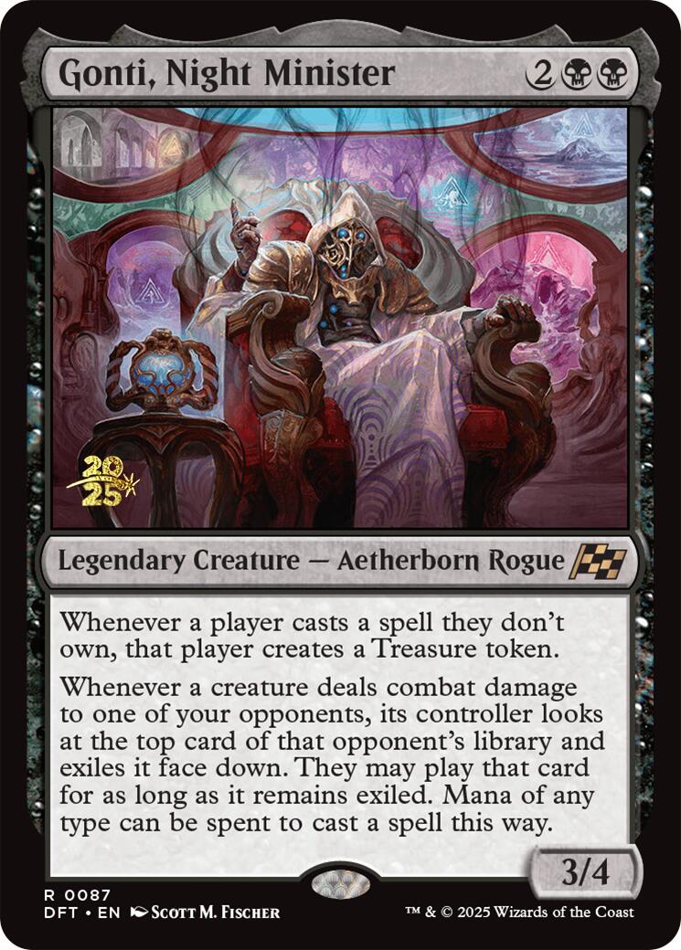 Gonti, Night Minister [Aetherdrift Prerelease Promos] | Anubis Games and Hobby