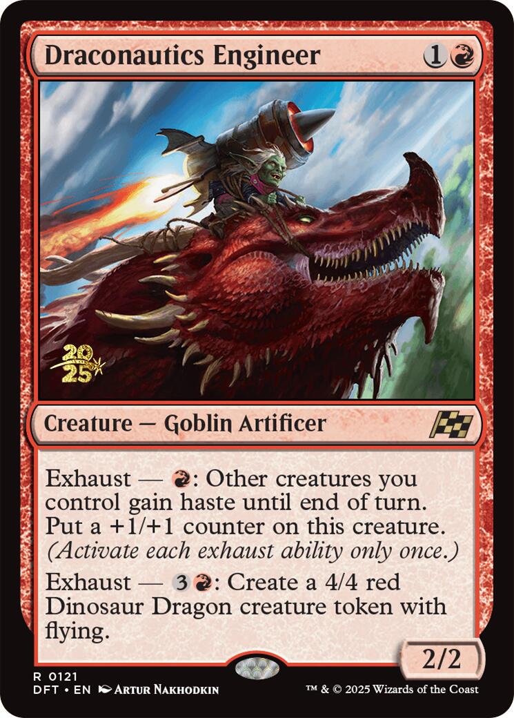 Draconautics Engineer [Aetherdrift Prerelease Promos] | Anubis Games and Hobby