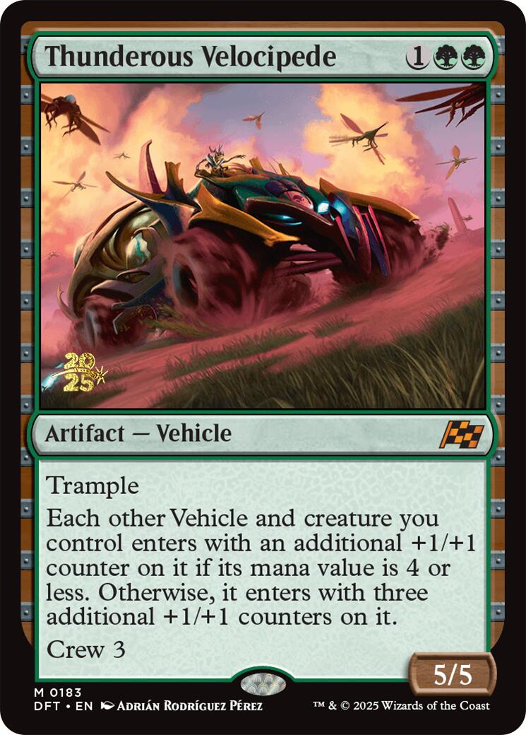 Thunderous Velocipede [Aetherdrift Prerelease Promos] | Anubis Games and Hobby