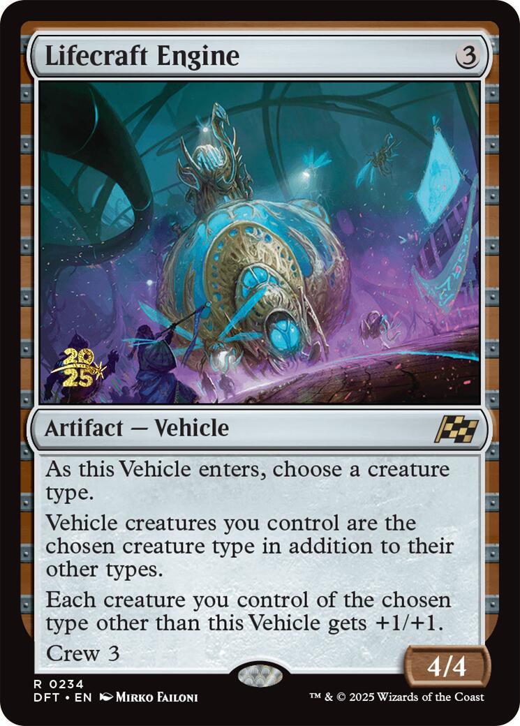 Lifecraft Engine [Aetherdrift Prerelease Promos] | Anubis Games and Hobby
