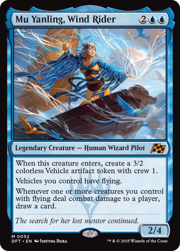Mu Yanling, Wind Rider (Promo Pack) [Aetherdrift Promos] | Anubis Games and Hobby