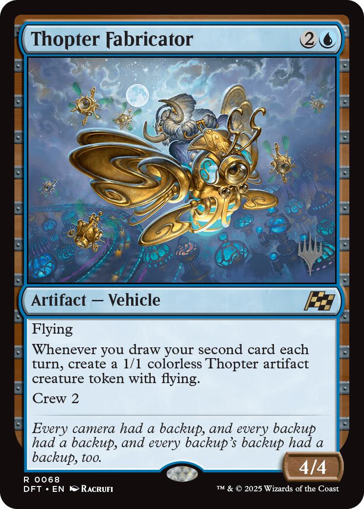 Thopter Fabricator (Promo Pack) [Aetherdrift Promos] | Anubis Games and Hobby