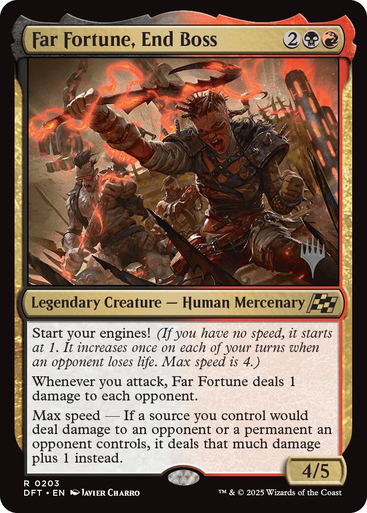 Far fortune, End Boss (Promo Pack) [Aetherdrift Promos] | Anubis Games and Hobby