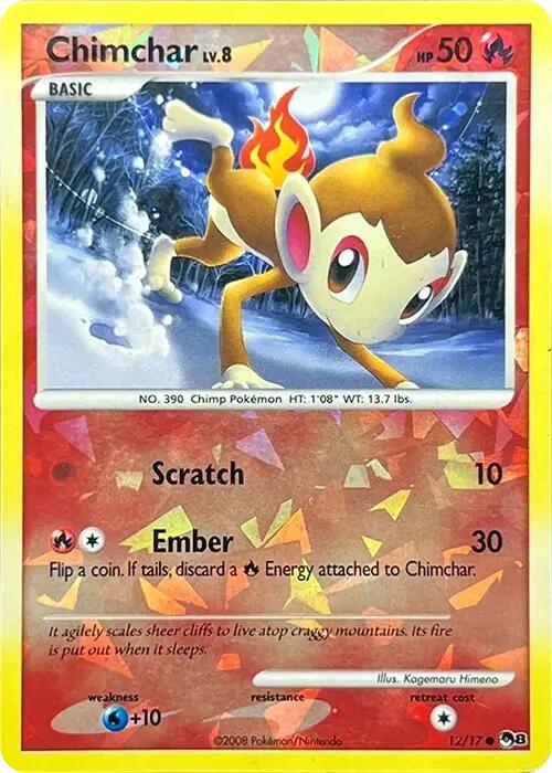 Chimchar (012/017) (Cracked Ice Holo) [POP Series 8] | Anubis Games and Hobby