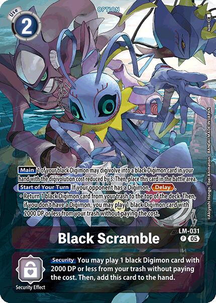 Black Scramble [LM-031] (Alternate Art) [Starter Deck: Protector of Light] | Anubis Games and Hobby