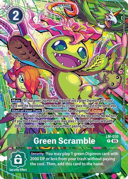 Green Scramble [LM-030] (Alternate Art) [Starter Deck: Hero of Hope] | Anubis Games and Hobby