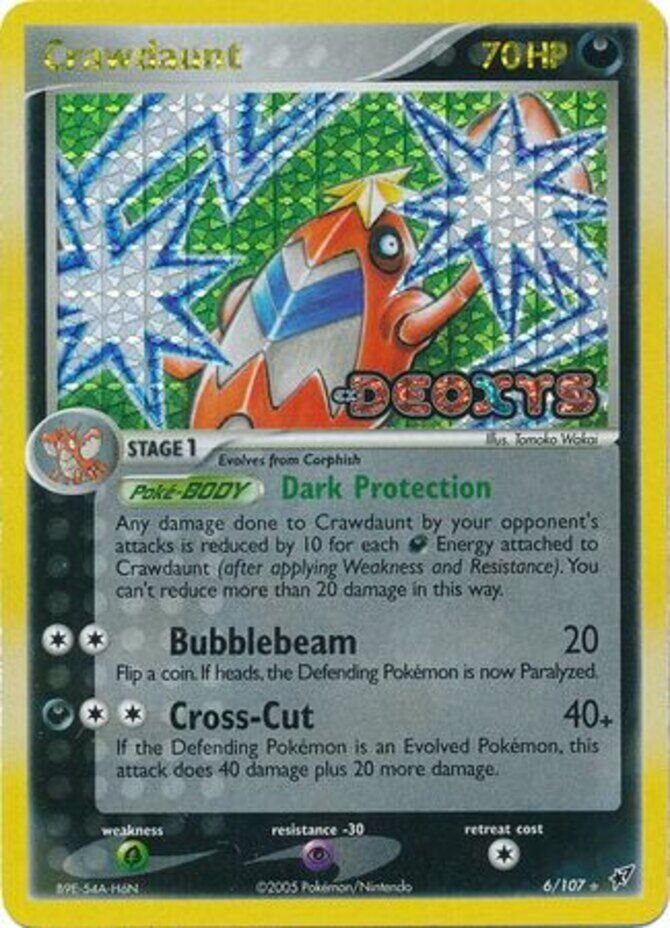 Crawdaunt (6/107) (Stamped) [EX: Deoxys] | Anubis Games and Hobby