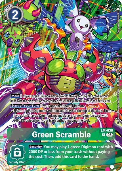 Green Scramble [LM-030] (Alternate Art) [Starter Deck: Protector of Light] | Anubis Games and Hobby