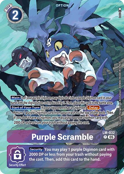 Purple Scramble [LM-032] (Alternate Art) [Starter Deck: Hero of Hope] | Anubis Games and Hobby
