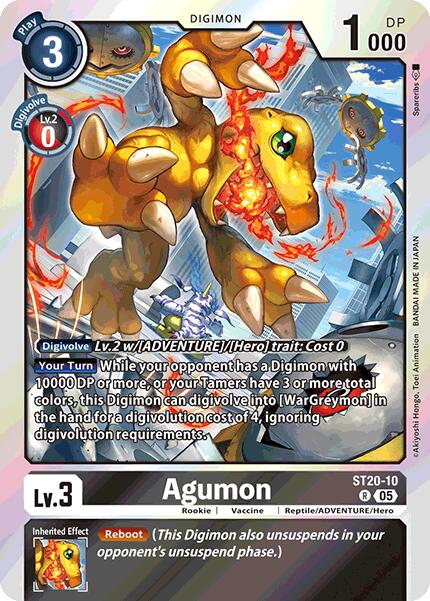 Agumon [ST20-10] [Starter Deck: Protector of Light] | Anubis Games and Hobby