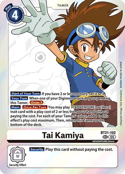 Tai Kamiya [BT21-102] [World Convergence] | Anubis Games and Hobby