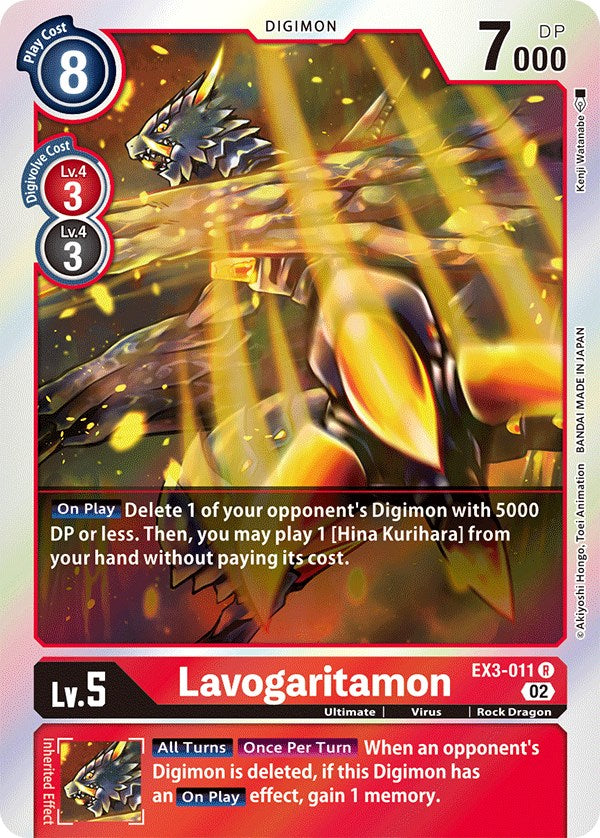 Lavogaritamon [EX3-011] [Draconic Roar] | Anubis Games and Hobby