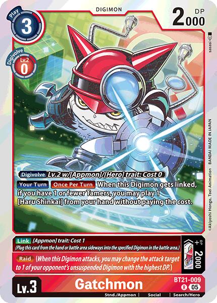 Gatchmon [BT21-009] [World Convergence] | Anubis Games and Hobby