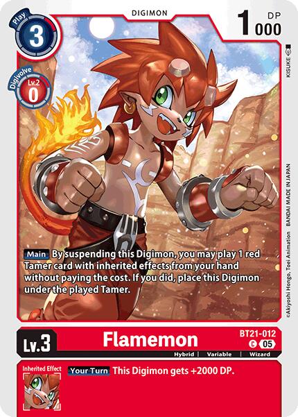 Flamemon [BT21-012] [World Convergence] | Anubis Games and Hobby