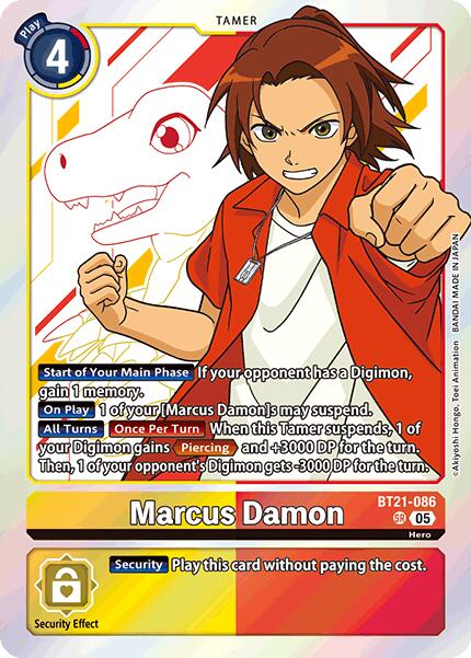 Marcus Damon [BT21-086] [World Convergence] | Anubis Games and Hobby