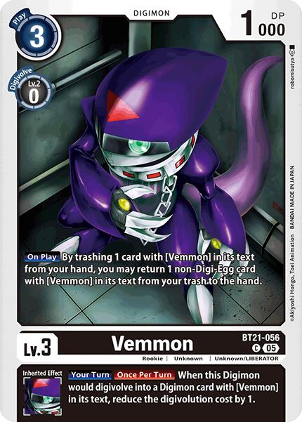 Vemmon [BT21-056] [World Convergence] | Anubis Games and Hobby