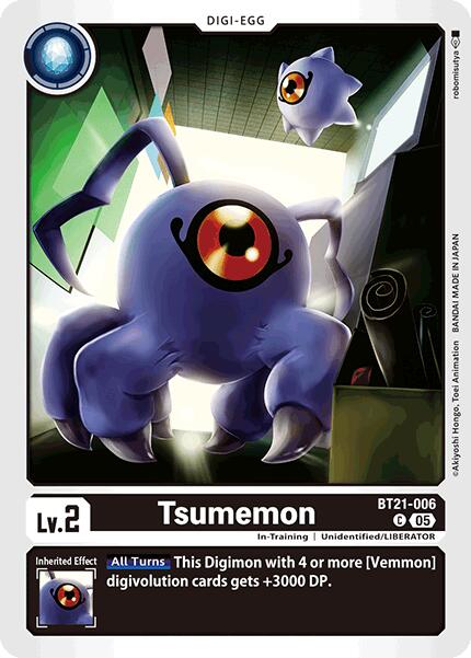 Tsumemon [BT21-006] [World Convergence] | Anubis Games and Hobby