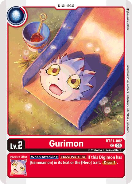 Gurimon [BT21-002] [World Convergence] | Anubis Games and Hobby