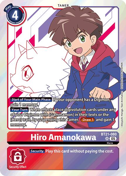 Hiro Amanokawa [BT21-080] [World Convergence] | Anubis Games and Hobby