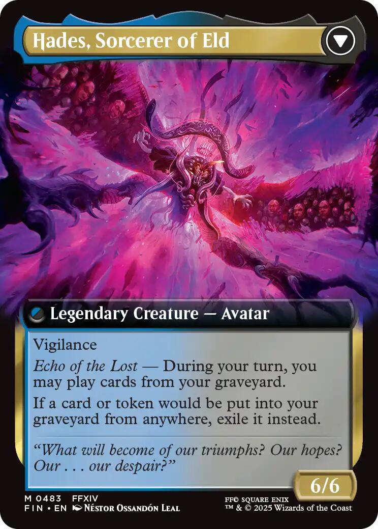 Emet-Selch, Unsundered // Hades, Sorcerer of Eld (Extended Art) [FINAL FANTASY] | Anubis Games and Hobby