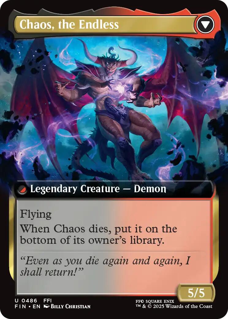 Garland, Knight of Cornelia // Chaos, the Endless (Extended Art) [FINAL FANTASY] | Anubis Games and Hobby