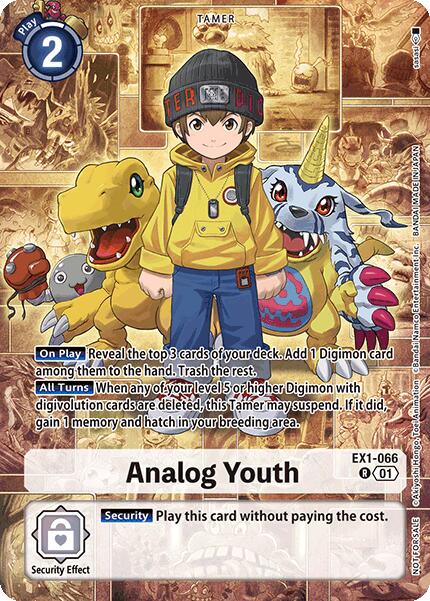 Analog Youth [EX1-066] (Special Event Pack 2025) [Classic Collection Promos] | Anubis Games and Hobby