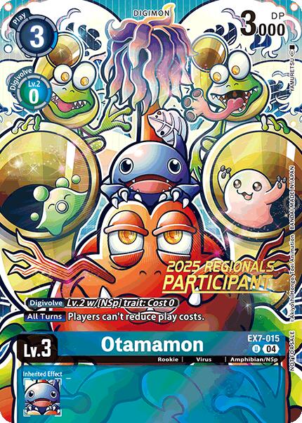 Otamamon [EX7-015] (2025 Regionals Participant) [Digimon LIBERATOR Promos] | Anubis Games and Hobby