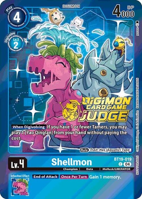 Shellmon [BT19-019] (Judge Pack 2025 Wave 1) [Release Special Booster Ver.2.0] | Anubis Games and Hobby
