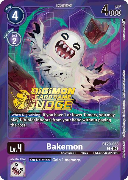 Bakemon [BT20-068] (Judge Pack 2025 Wave 1) [Release Special Booster Ver.2.5 Promos] | Anubis Games and Hobby