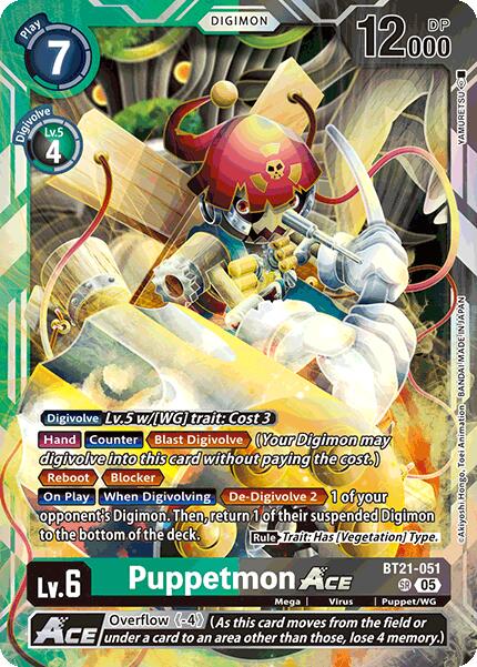 Puppetmon ACE [BT21-051] [World Convergence] | Anubis Games and Hobby