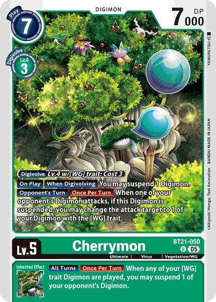 Cherrymon [BT21-050] [World Convergence] | Anubis Games and Hobby