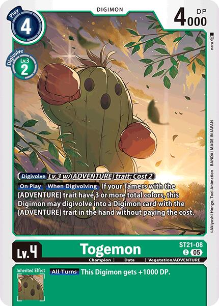Togemon [ST21-08] [Starter Deck: Hero of Hope] | Anubis Games and Hobby