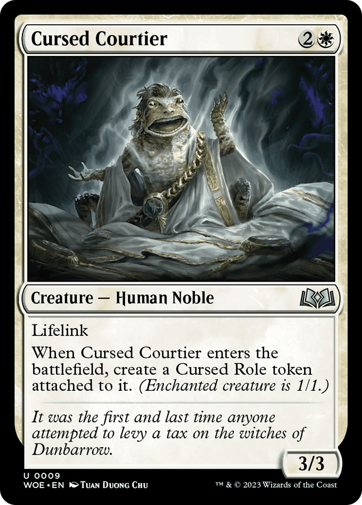 Cursed Courtier [Wilds of Eldraine] | Anubis Games and Hobby