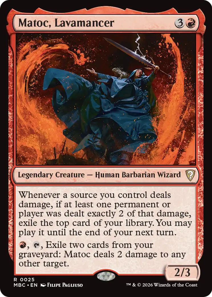 Matoc, Lavamancer [Mystery Booster: Commander Edition] | Anubis Games and Hobby