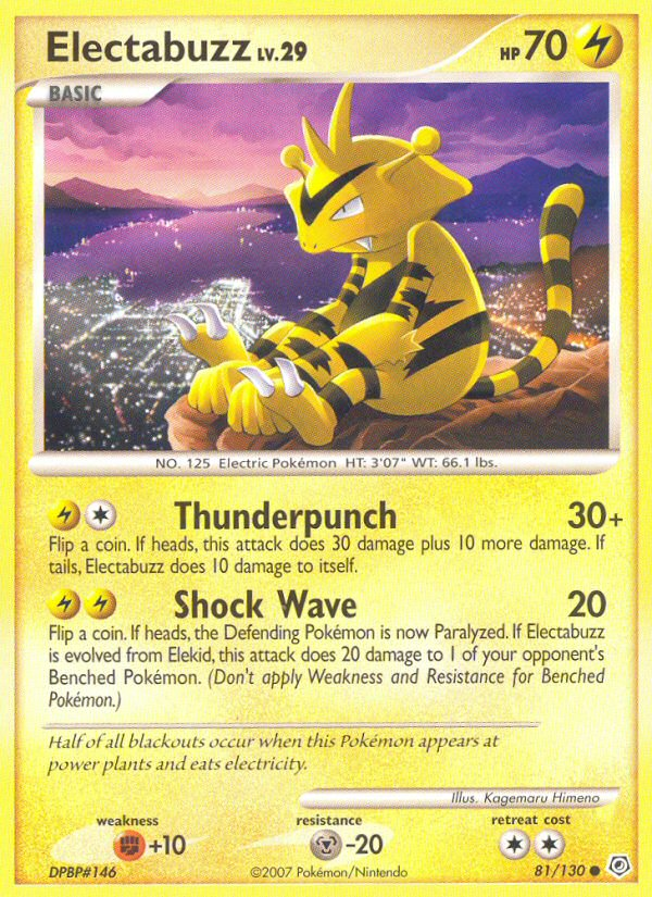 Electabuzz (81/130) [Diamond & Pearl: Base Set] | Anubis Games and Hobby