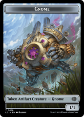 Gnome // Gnome Soldier Double-Sided Token [The Lost Caverns of Ixalan Tokens] | Anubis Games and Hobby