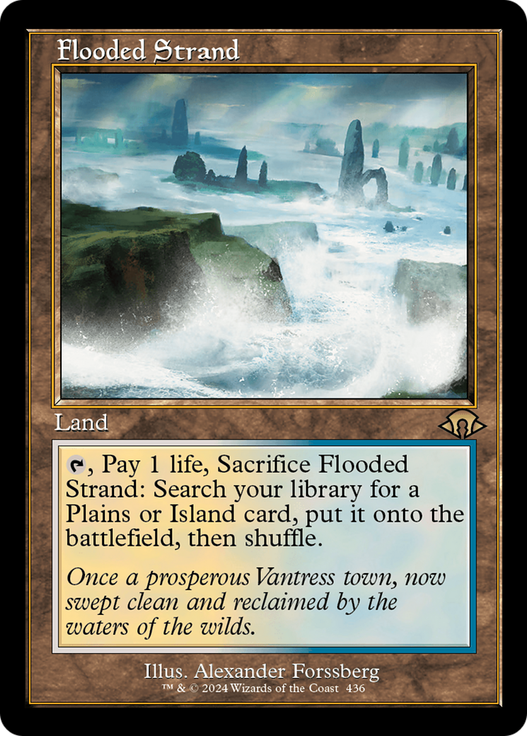 Flooded Strand (Retro) [Modern Horizons 3] | Anubis Games and Hobby