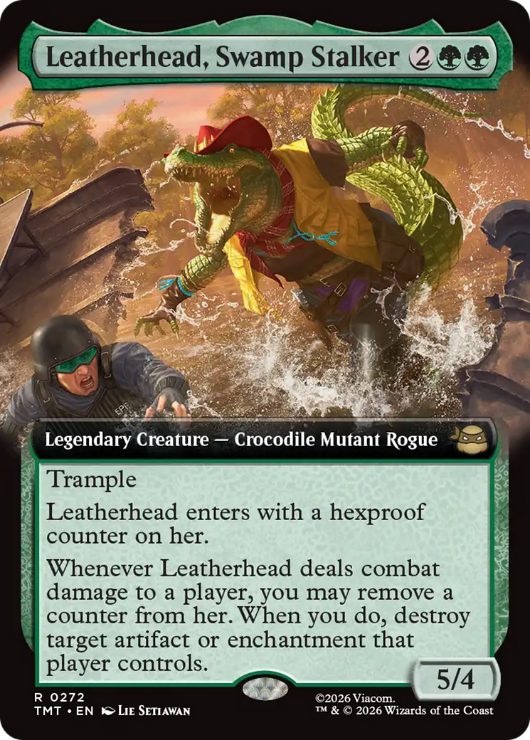 Leatherhead, Swamp Stalker (Extended Art) [Teenage Mutant Ninja Turtles] | Anubis Games and Hobby