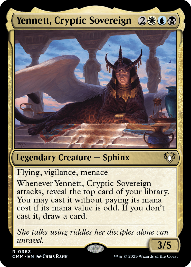 Yennett, Cryptic Sovereign [Commander Masters] | Anubis Games and Hobby