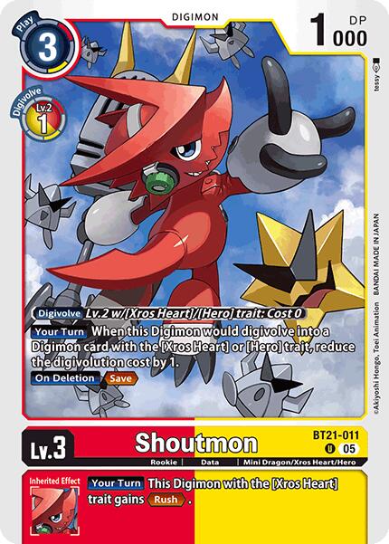 Shoutmon [BT21-011] [World Convergence] | Anubis Games and Hobby