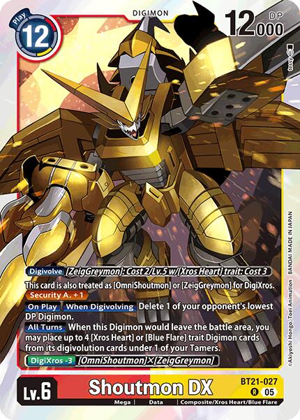 Shoutmon DX [BT21-027] [World Convergence] | Anubis Games and Hobby