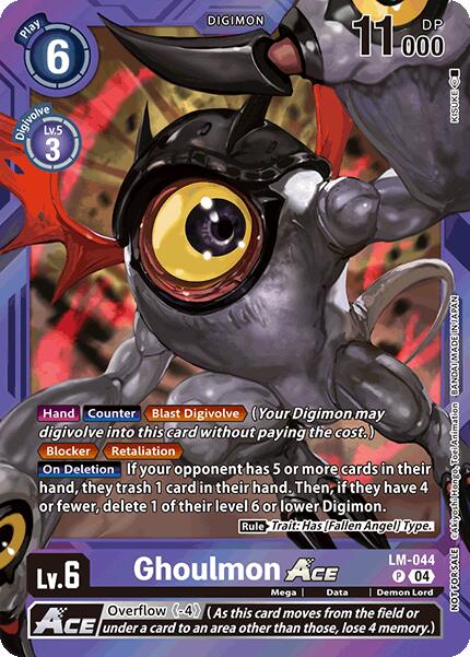 Ghoulmon ACE [LM-044] (Limited Card Pack) [World Convergence] | Anubis Games and Hobby