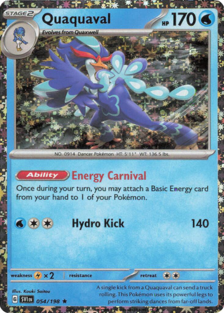 Quaquaval (054/198) (Sparkle Holo) [Miscellaneous Cards] | Anubis Games and Hobby