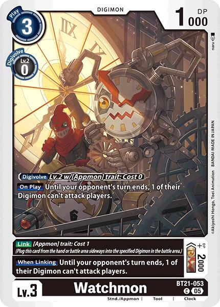 Watchmon [BT21-053] [World Convergence] | Anubis Games and Hobby